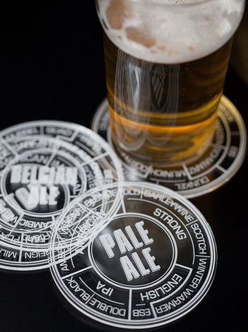 Acrylic Beer Coaster Set